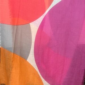 Nordstrom Cashmere Silk Geometric Scarf